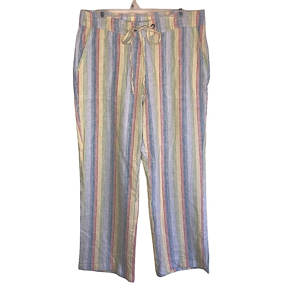 For Cynthia Women’s Pull On Striped Pants Size Large